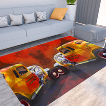 Load image into Gallery viewer, #182 JAXS N CROWN Foldable Rectangular Thickened Floor Mat hot rod print
