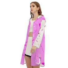 Load image into Gallery viewer, Nurse  Print Women&#39;s Side Split Dress With Shirt Placket
