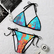 Load image into Gallery viewer, All-Over Print Women&#39;s Bikini Summer vibes print
