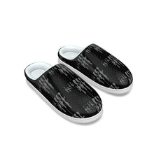 Load image into Gallery viewer, Gun blk Print Men&#39;s Plush Slippers
