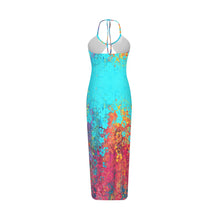 Load image into Gallery viewer, All-Over Print Women&#39;s Sexy Hollow Cami Dress summer vibes print
