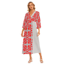 Load image into Gallery viewer, #175 LDCC Women&#39;s Mid-Sleeve Long Dress

