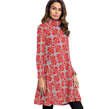 Load image into Gallery viewer, #175 LDCC Women&#39;s High Neck Dress With Long Sleeve
