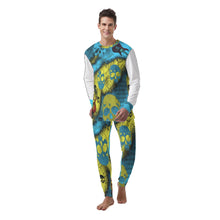 Load image into Gallery viewer, Guitarist skull print All-Over Print Men&#39;s Pajamas
