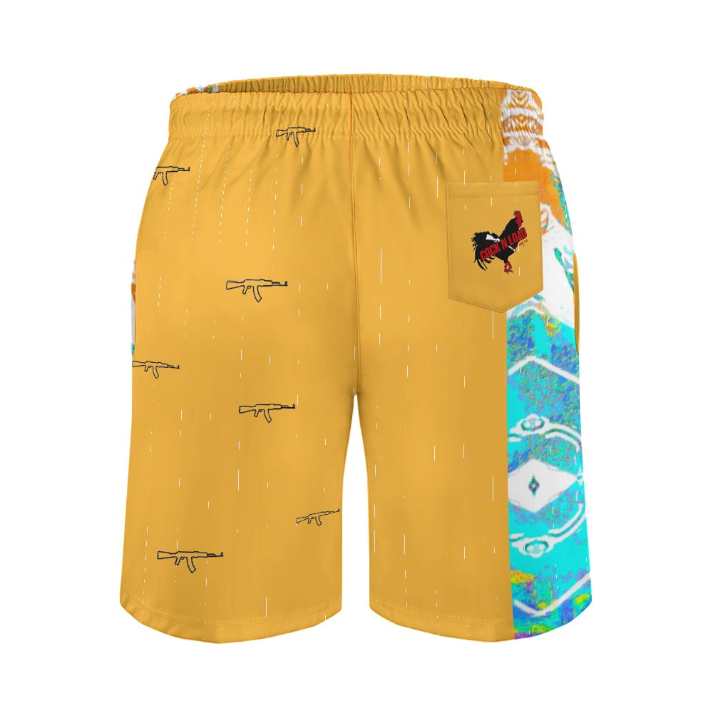 #rr2 Cocknload Men's casual beach shorts