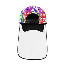 Load image into Gallery viewer, Paw love print Dad Cap (Detachable Face Shield)

