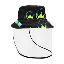 Load image into Gallery viewer, Jaxs n crown print Men&#39;s Bucket Hat (Detachable Face Shield)
