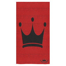 Load image into Gallery viewer, Jaxs n crown print Bath Towel 30&quot;x56&quot;red and black
