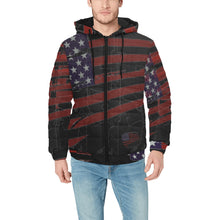 Load image into Gallery viewer, Jaxs &amp; crown RTSO mens hoodie coat Men&#39;s Padded Hooded Jacket (Model H42)
