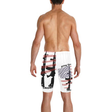 Load image into Gallery viewer, Jaxs &amp; crown RTSO mens swim trunks Men&#39;s Knee Length Swimming Trunks (Model L58)
