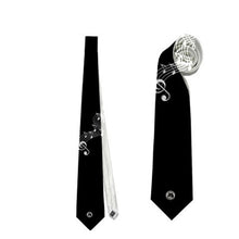 Load image into Gallery viewer, Music note print Necktie (Two Side)
