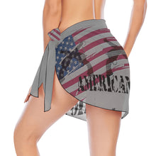 Load image into Gallery viewer, American Theme print Beach Sarong Wrap
