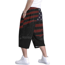 Load image into Gallery viewer, Jaxs &amp; crown RTSO mens long shorts Men&#39;s All Over Print Baggy Shorts (Model L37)
