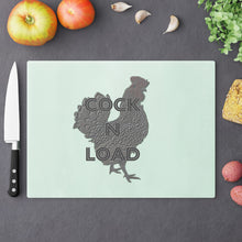 Load image into Gallery viewer, Cock n load Cutting Board
