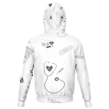 Load image into Gallery viewer, Nurse themed Print microfleece hoodies
