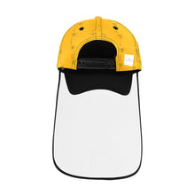 Load image into Gallery viewer, Palm tree print Dad Cap (Detachable Face Shield)
