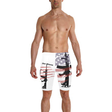 Load image into Gallery viewer, Jaxs &amp; crown RTSO mens swim trunks Men&#39;s Knee Length Swimming Trunks (Model L58)

