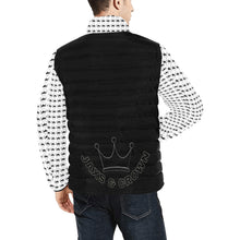 Load image into Gallery viewer, Jaxs n crown print Men&#39;s Stand Collar Padded Jacket (Model H41)
