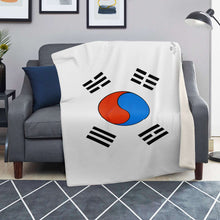 Load image into Gallery viewer, Korean flag print blanket
