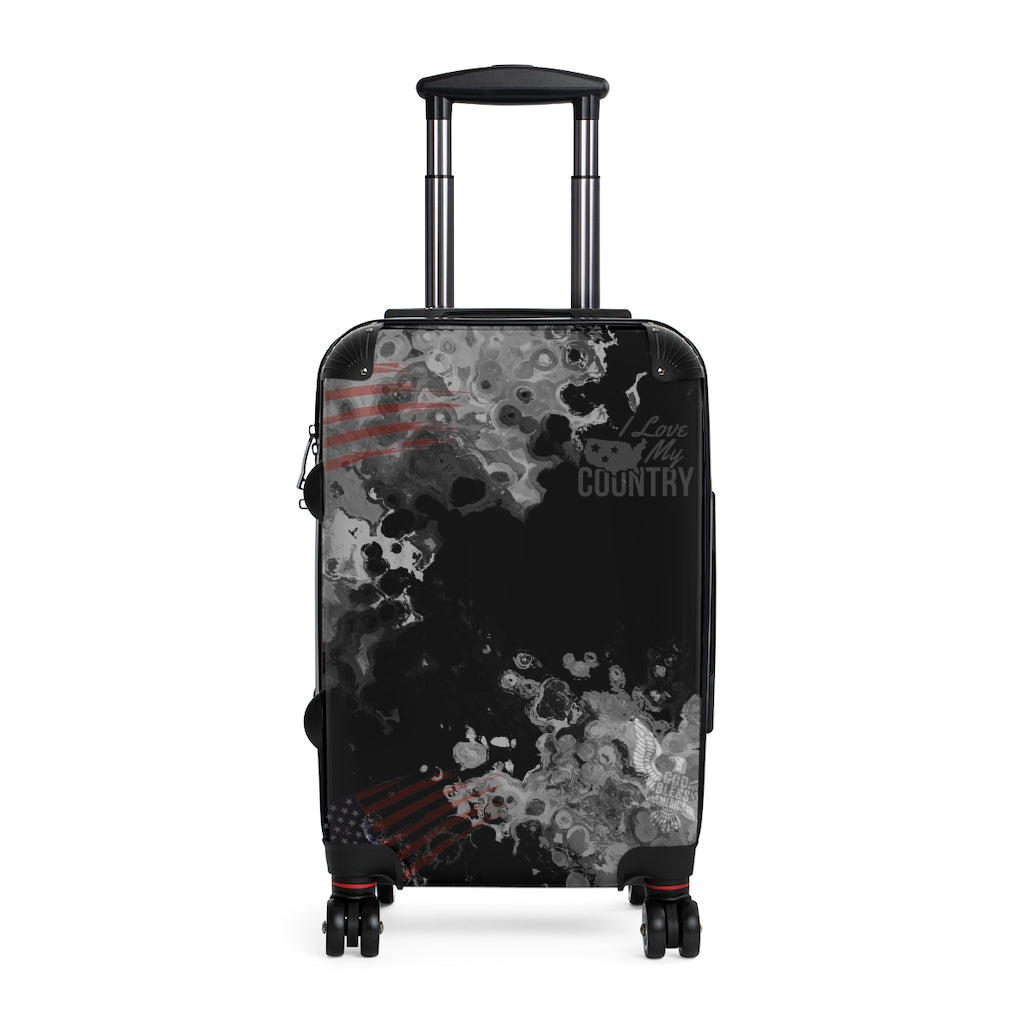 American Theme print Cabin Suitcase