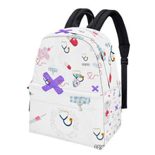 Load image into Gallery viewer, Nurse/doctors print All Over Print Cotton Backpack
