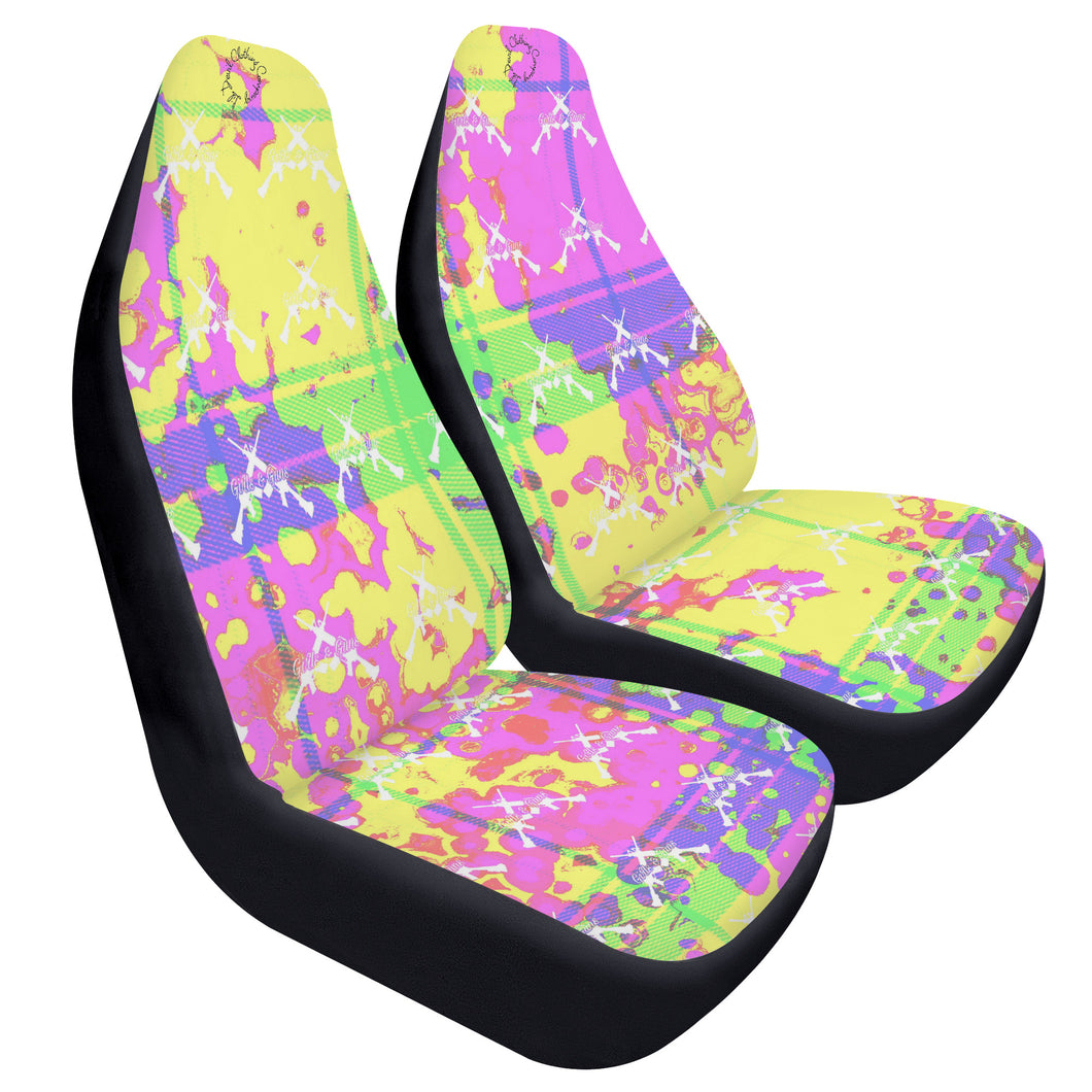 Girls n Guns print candi colors D50 Car Seat Covers
