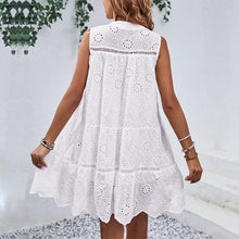Load image into Gallery viewer, Summer Women Clothing Vacation White Dress
