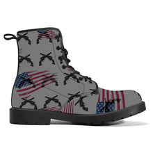 Load image into Gallery viewer, America theme Leather Boots
