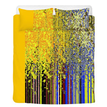 Load image into Gallery viewer, Yello stripe abstract print SF_F7 Beddings

