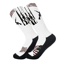 Load image into Gallery viewer, American strong print D45 Crew Socks
