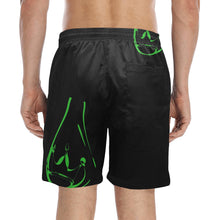 Load image into Gallery viewer, Jaxs n crown print Men&#39;s Mid-Length Beach Shorts (Model L51)

