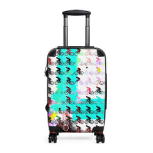 Load image into Gallery viewer, Bicycle Theme print Cabin Suitcase
