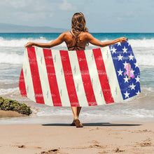 Load image into Gallery viewer, #SWS20 PATRIOT Beach Towel 31.5&quot;x 71&quot;(Made In Queen)
