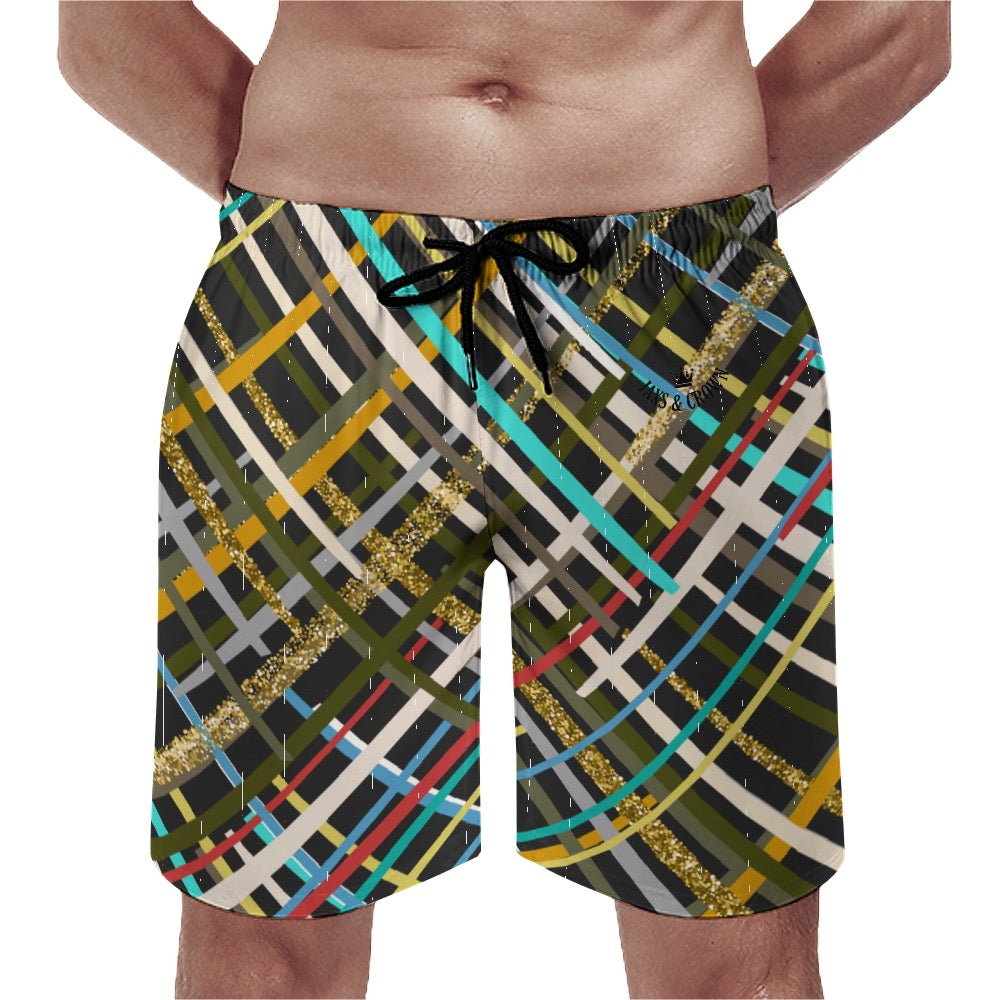 #jc7 JAXS N CROWN Men's casual beach shorts