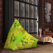 Load image into Gallery viewer, Green skull print Bean Bag Chair Cover
