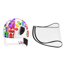 Load image into Gallery viewer, Paw love print Dad Cap (Detachable Face Shield)
