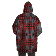 Load image into Gallery viewer, Red Harmony abstract print snug hoodie
