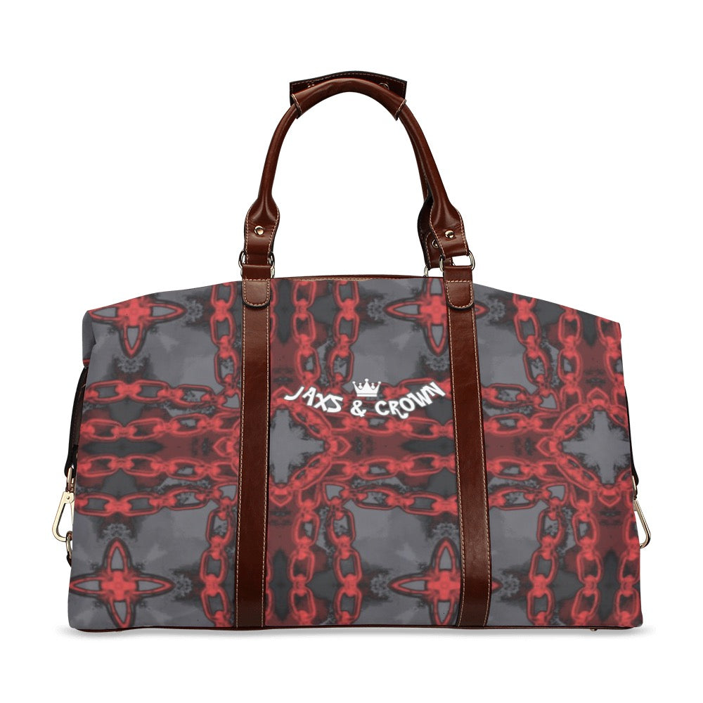 Red Harmony abstract Classic Travel Bag (Model 1643) Remake