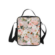 Load image into Gallery viewer, Amelia Rose flower print lunch box 814C9474-0604-46DE-9916-CCD6FC48F486 Crossbody Lunch Bag for Kids (Model 1722)
