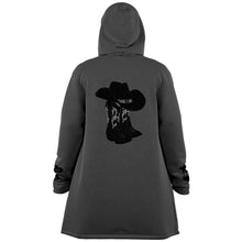 Load image into Gallery viewer, Cowboy themed it grey print cloak jacket

