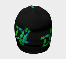 Load image into Gallery viewer, Beanies dj on black w green
