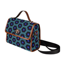 Load image into Gallery viewer, Blu/teal print Waterproof Canvas Bag/All Over Print (Model 1641)

