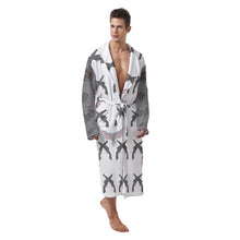 Load image into Gallery viewer, America crossgun and eagle Men&#39;s Robe
