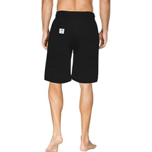 Load image into Gallery viewer, Blk/white skull print Print Basketball Shorts with Pocket
