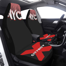 Load image into Gallery viewer, CITYBOY NYC print Car Seat Cover Airbag Compatible (Set of 2)
