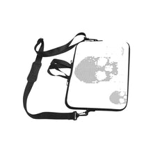 Load image into Gallery viewer, Skull print on white laptop bag Laptop Handbags 17&quot;
