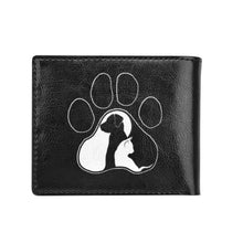 Load image into Gallery viewer, Paw print wallet Bifold Wallet with Coin Pocket (Model 1706)
