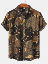 Load image into Gallery viewer, Men&#39;s Floral Short Sleeve Shirts Youth Men&#39;s Men&#39;s Shirts
