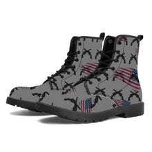 Load image into Gallery viewer, America theme Leather Boots
