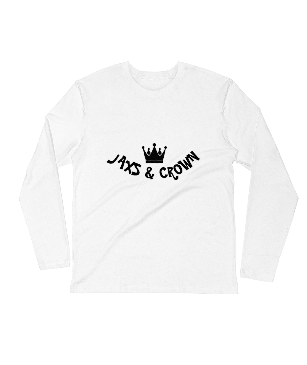 Jaxs n crown print Next Level 3601 Men's Long Sleeve T-Shirt